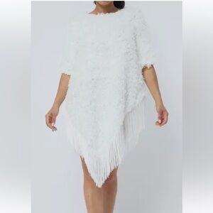 Elegant White High Low Dress